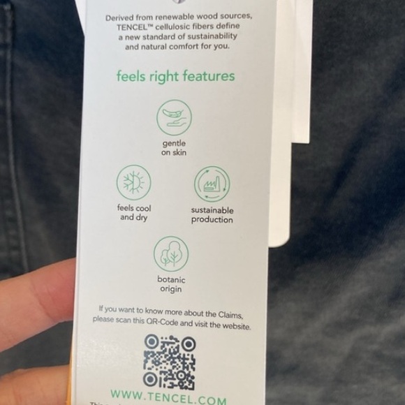 Ruby rd Tencel blend raw hem pull on ankle pant size 2X - Picture 12 of 17